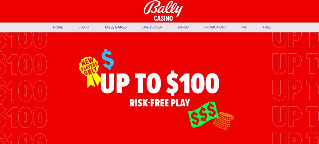 Bally Casino NJ Welcome Bonus