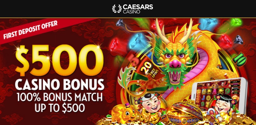 Caesars Online NJ Casino New Customer Bonus 