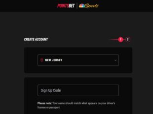 Sign up at NJ Online Sportsbook