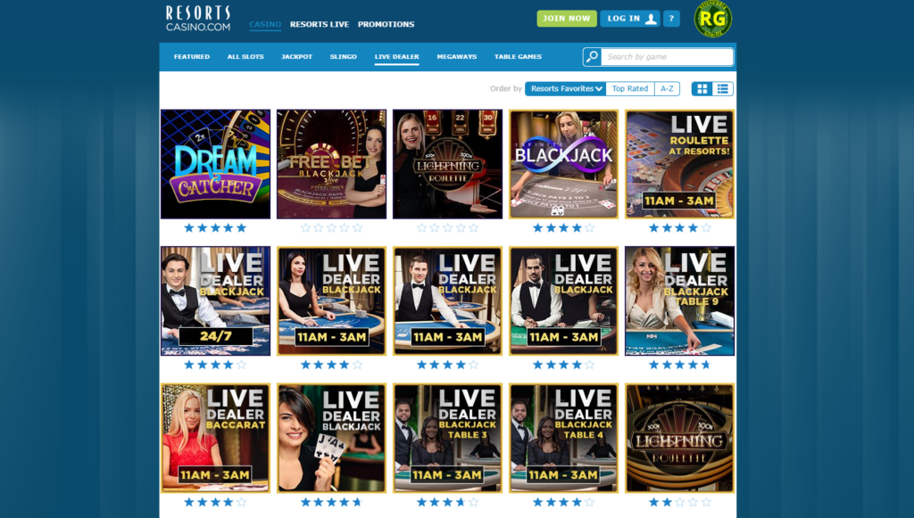 Resorts online casino NJ