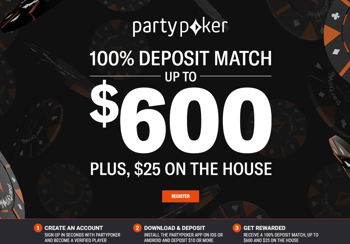 Party Poker NJ Welcome Bonus