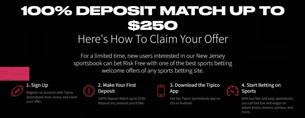 Tipico Sportsbook App NJ Welcome Offer