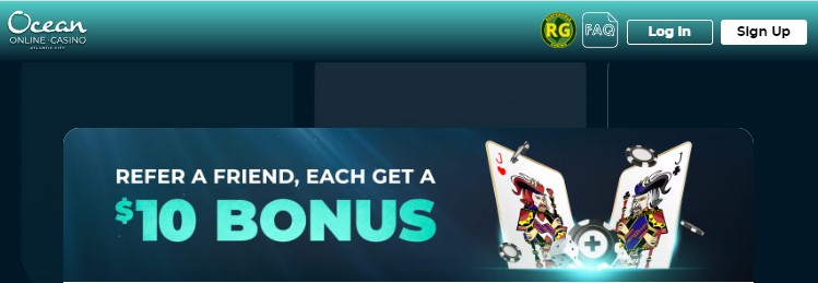 Ocean NJ Casino Refer a Friend Bonus
