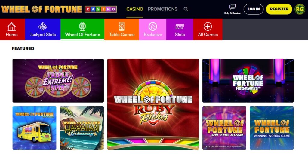 Wheel Of Fortune Casino NJ 