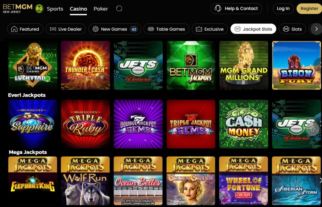 BetMGM NJ Casino Online Slots