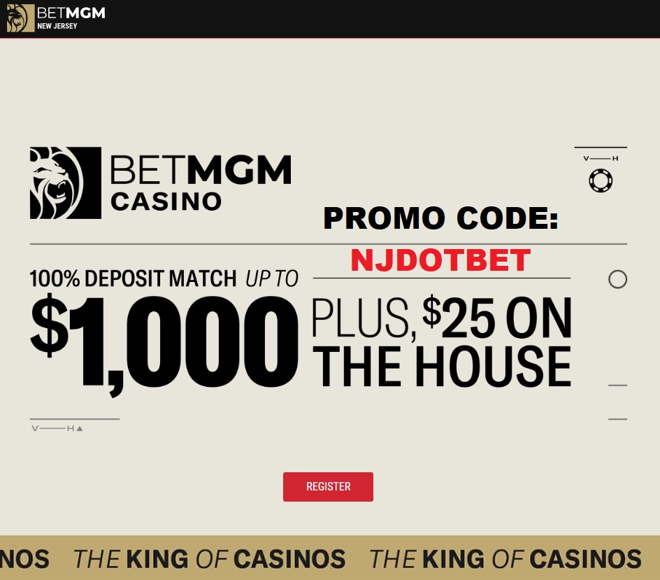 BetMGM NJ Casino Bonus Code - NJDOTBET