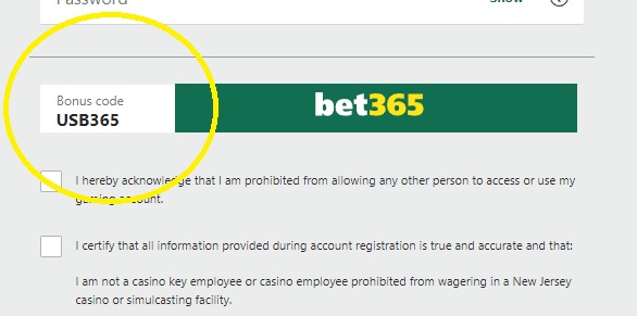 promo code for bet365 New Jersey