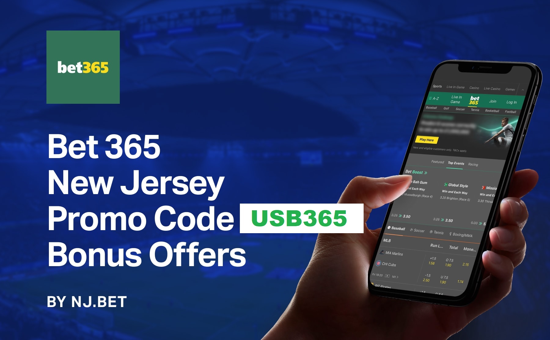 sign up bonus code for bet365 New Jersey