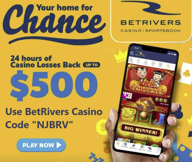 BetRivers Casino Affiliate Code and Bonus NJ