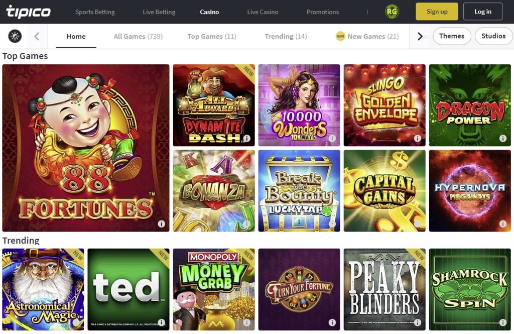Tipico Casino Slot Games