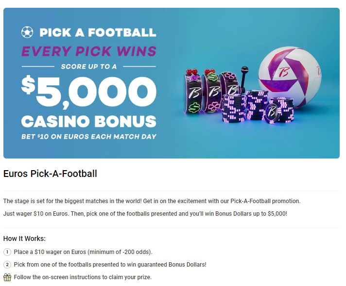 Borgata football pick bets and bonus