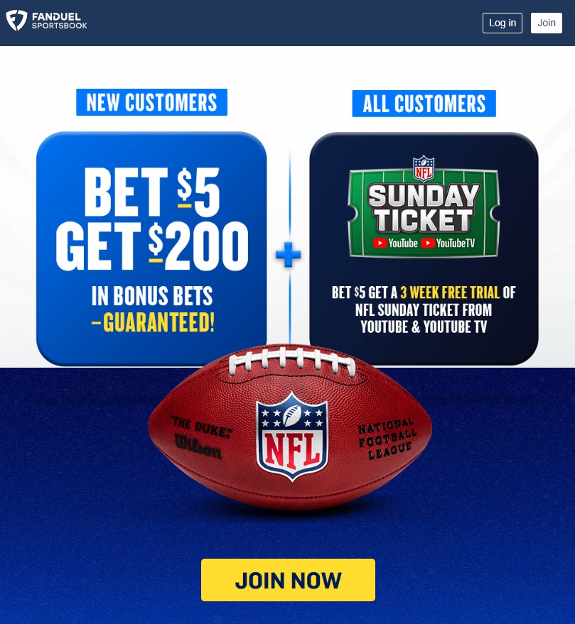 Fanduel sportsbook promo NJ