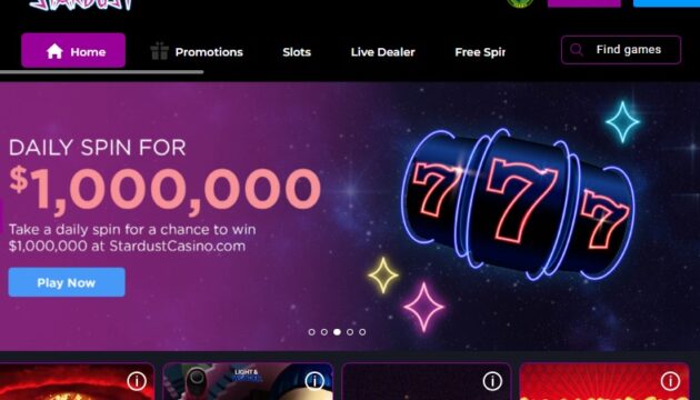 Daily Spins at NJ Stardust Casino