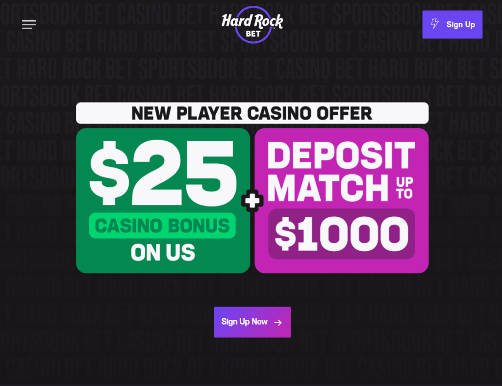 Hard Rock New Jersey Casino Promo Code: Claim No Deposit Bonus + Match