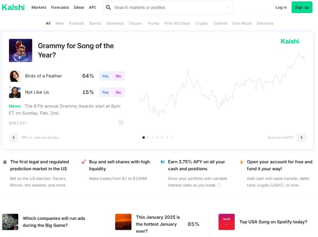 Kalshi prediction trading app