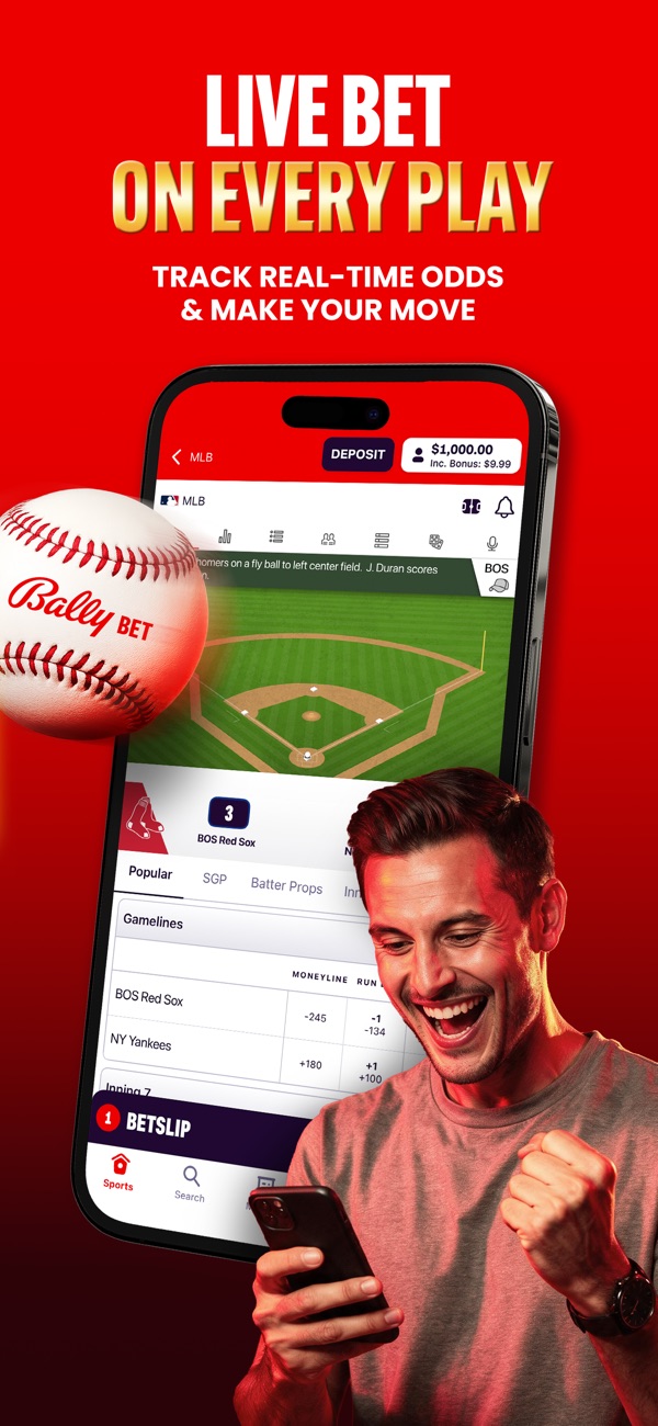 Bally Sportsbook & Casino NJ app on iPhone, App Store screenshot 6 of 6