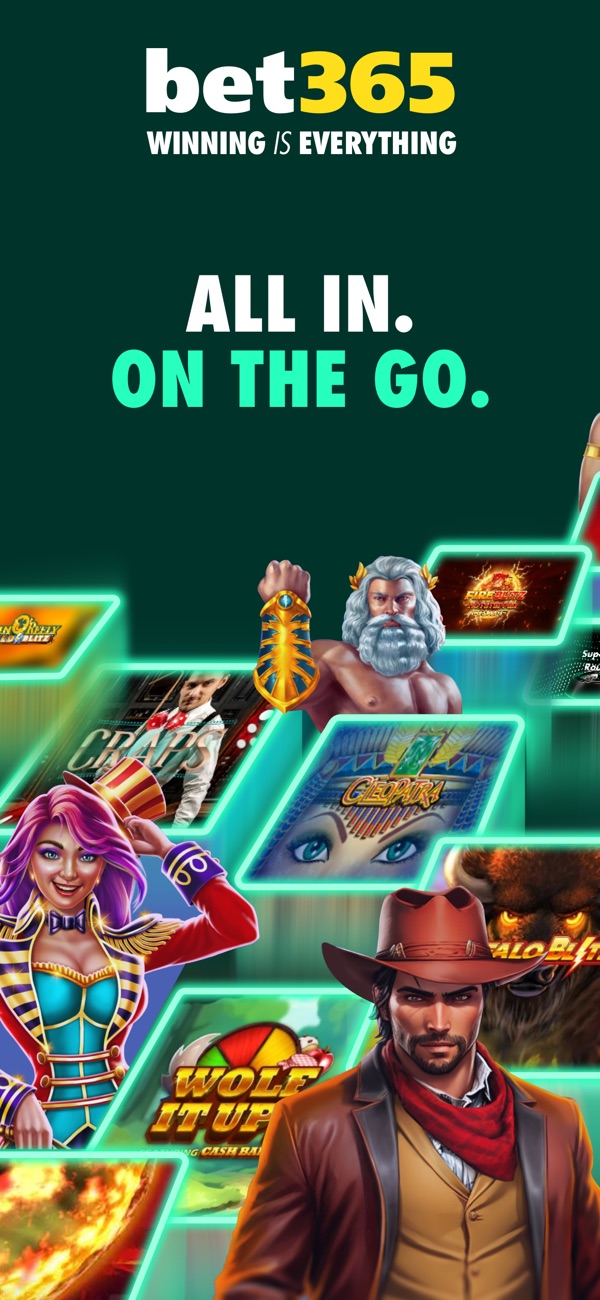 bet365 Casino NJ app on iPhone, App Store screenshot 1 of 6