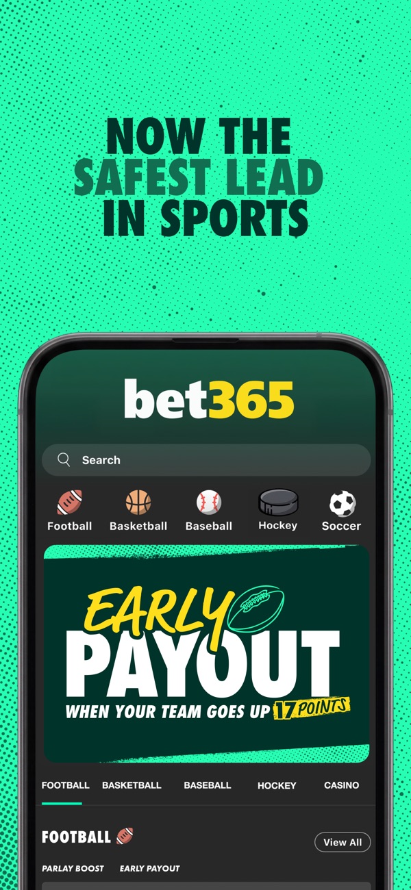 bet365 Sportsbook NJ app on iPhone, App Store screenshot 3 of 6