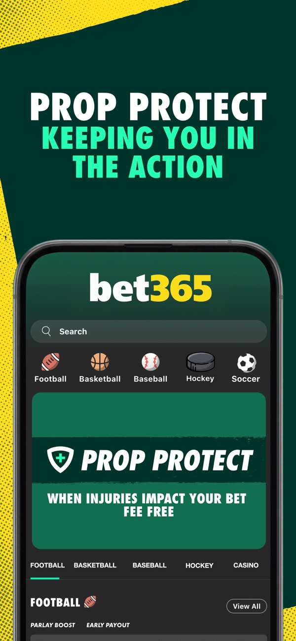bet365 Sportsbook NJ app on iPhone, App Store screenshot 5 of 6
