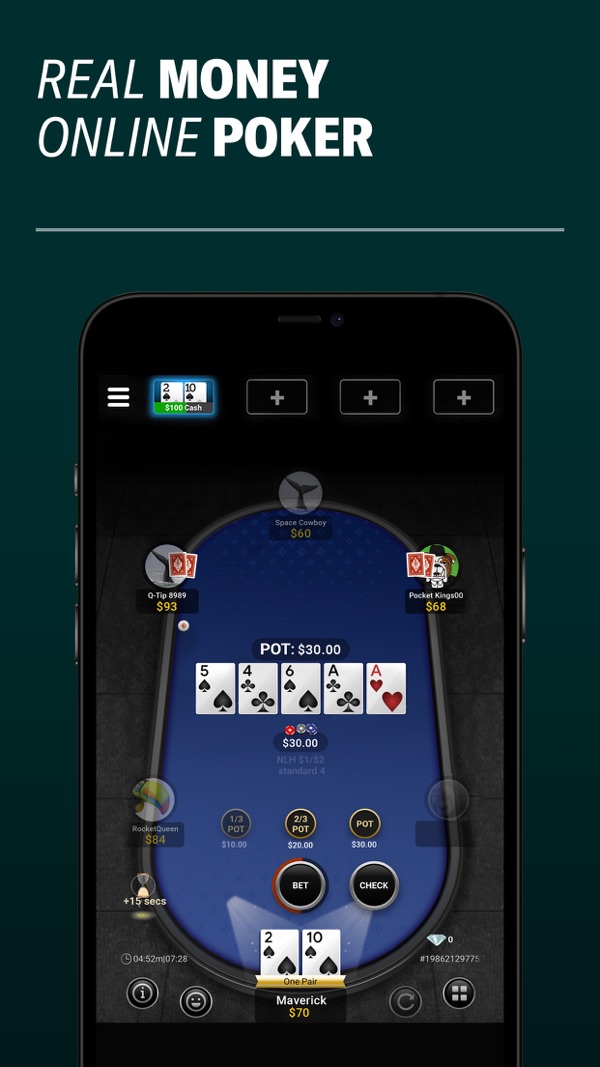BetMGM Poker NJ app on iPhone, App Store screenshot 1 of 6