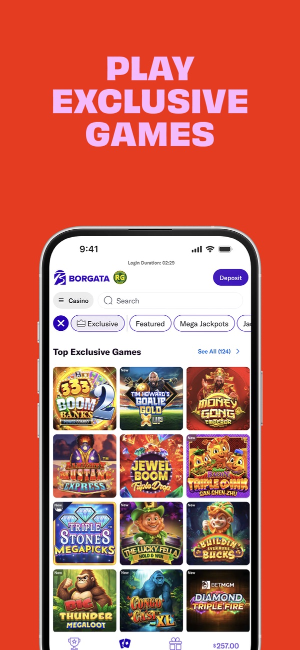 Borgata Casino NJ app on iPhone, App Store screenshot 4 of 6
