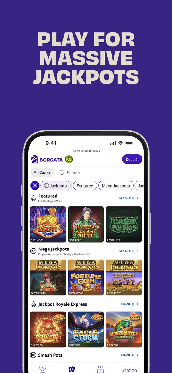 Borgata Casino NJ app on iPhone, App Store screenshot 6 of 6