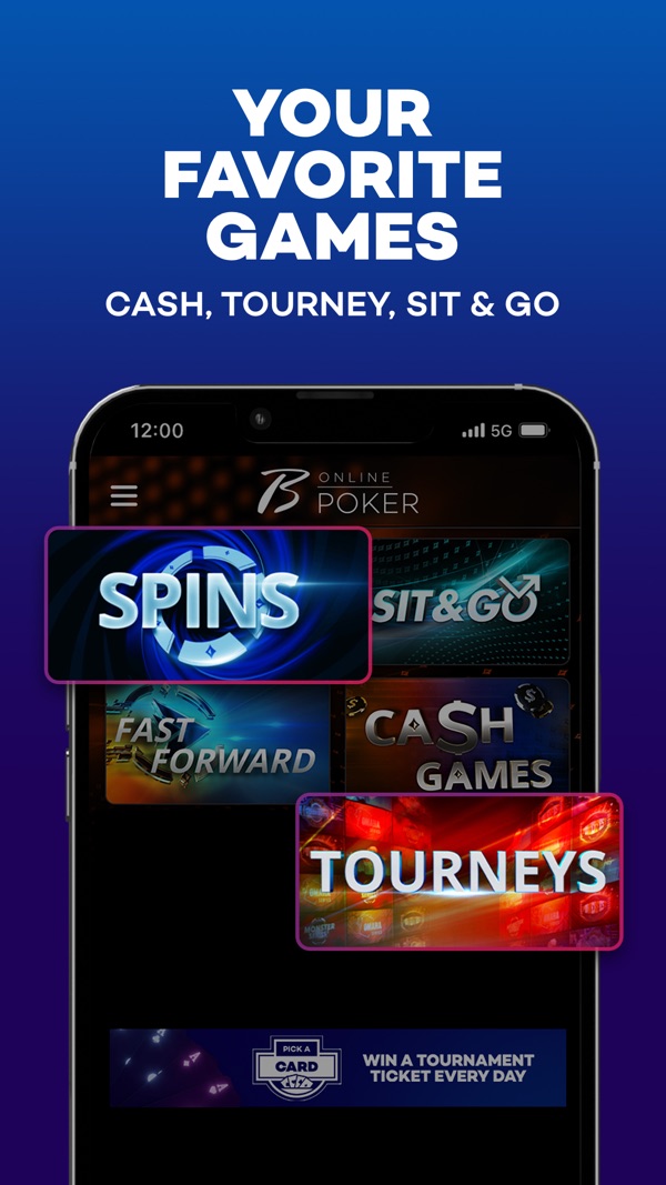 Borgata Poker NJ app on iPhone, App Store screenshot 1 of 6