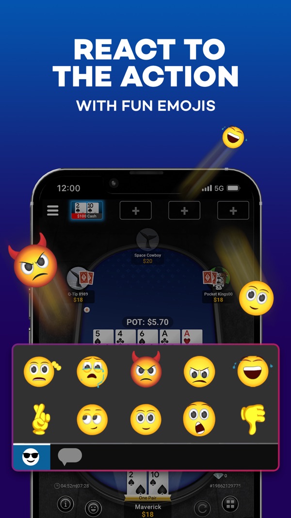 Borgata Poker NJ app on iPhone, App Store screenshot 5 of 6