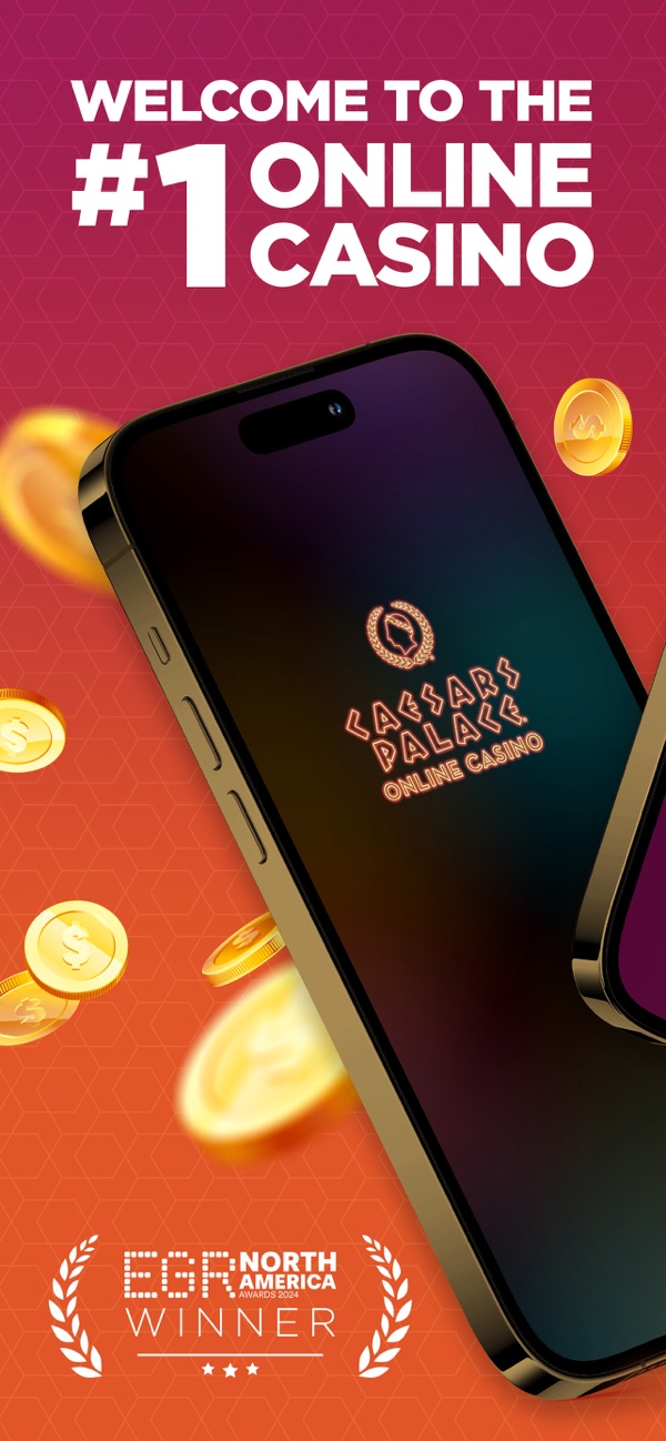 Caesars Palace Online Casino NJ app on iPhone, App Store screenshot 1 of 6