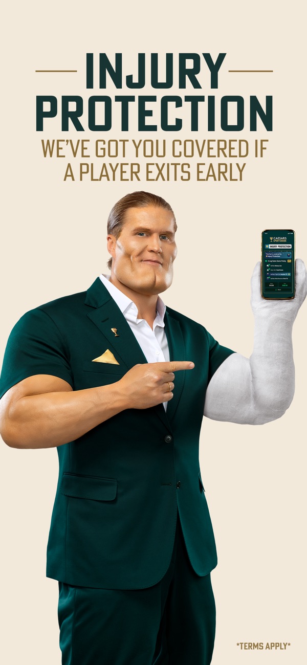 Caesars Sportsbook NJ app on iPhone, App Store screenshot 5 of 6