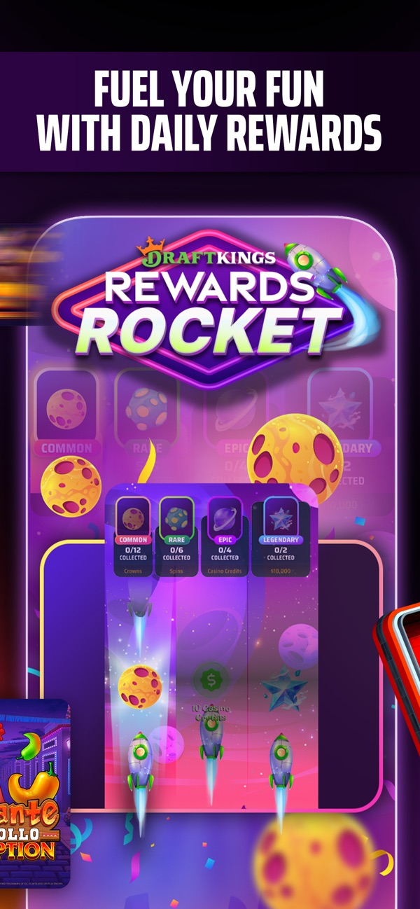 DraftKings Casino NJ app on iPhone, App Store screenshot 3 of 6