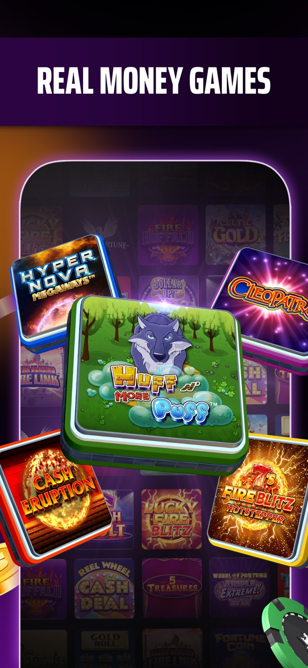 DraftKings Casino NJ app on iPhone, App Store screenshot 5 of 6