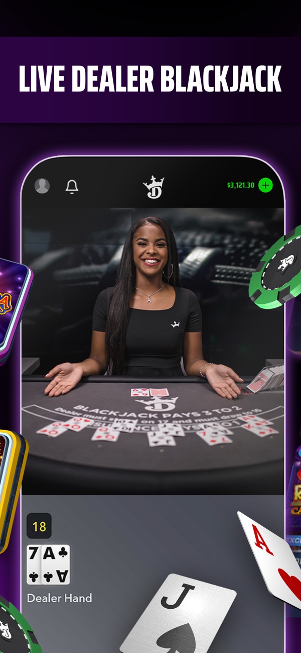 DraftKings Casino NJ app on iPhone, App Store screenshot 6 of 6