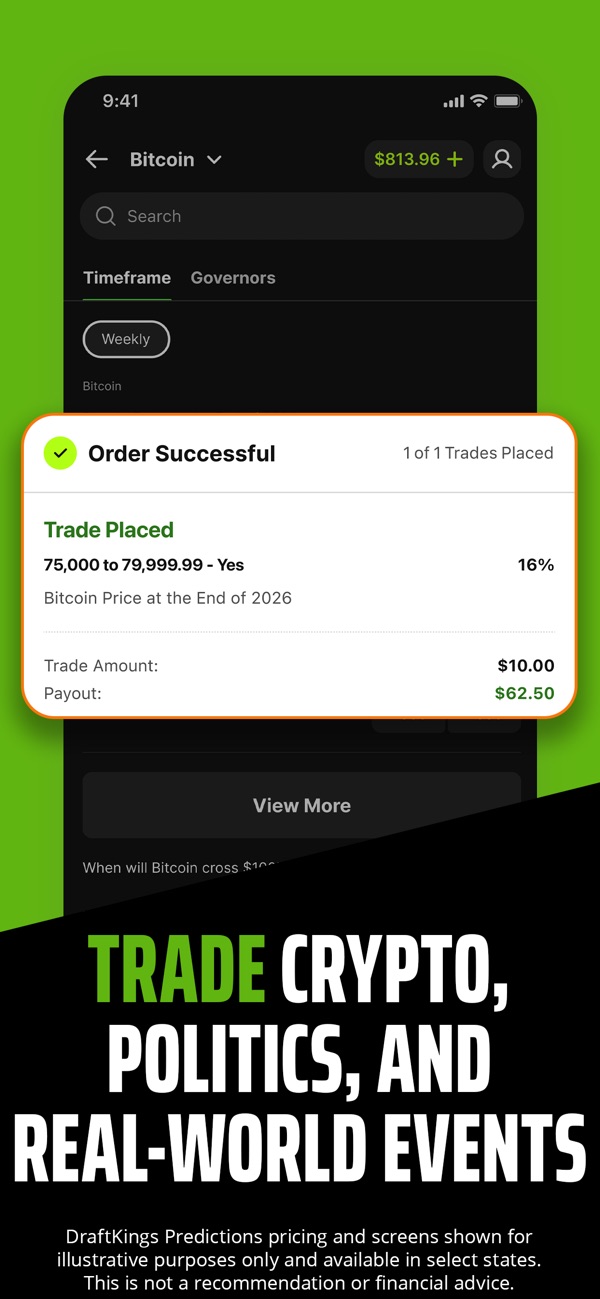 DraftKings Sportsbook NJ app on iPhone, App Store screenshot 5 of 6