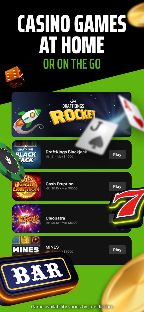 DraftKings Sportsbook NJ app on iPhone, App Store screenshot 6 of 6