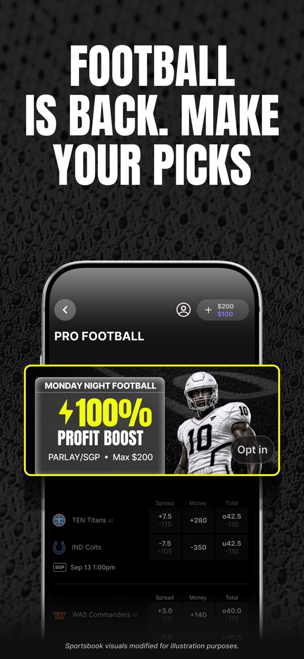 Fanatics Sportsbook & Casino NJ app on iPhone, App Store screenshot 3 of 6