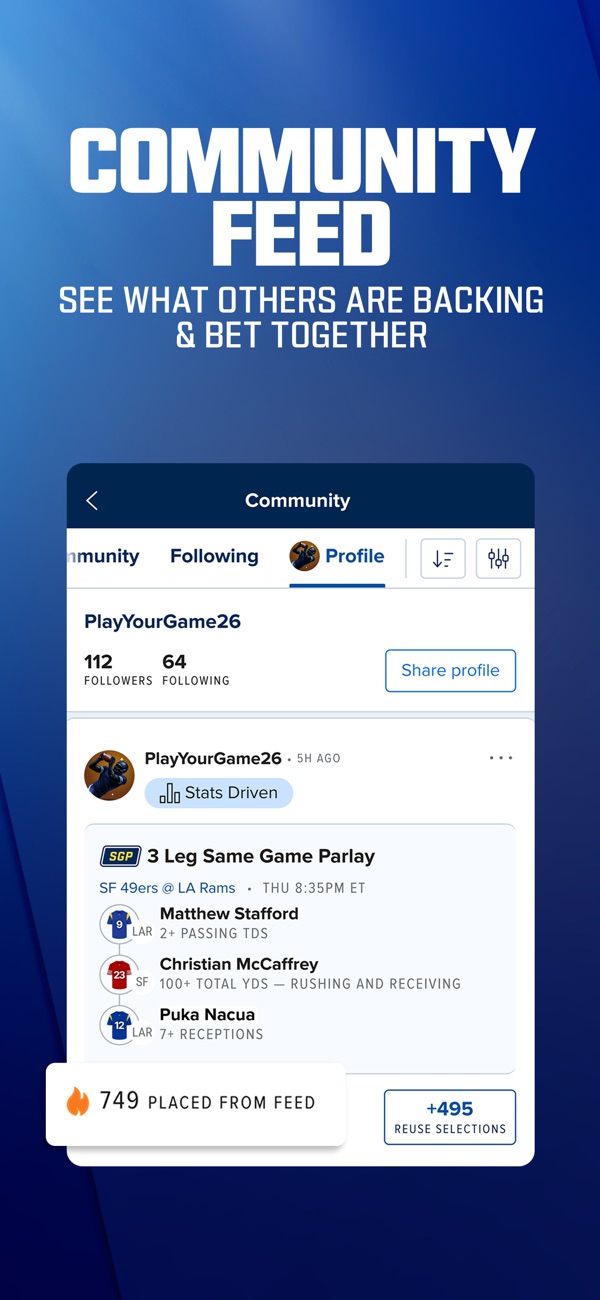 FanDuel Sportsbook NJ app on iPhone, App Store screenshot 6 of 6