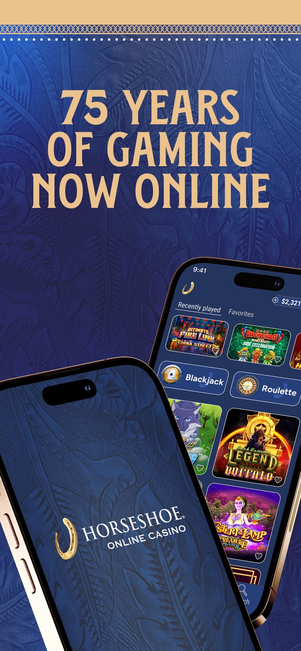 Horseshoe Casino NJ app on iPhone, App Store screenshot 1 of 6