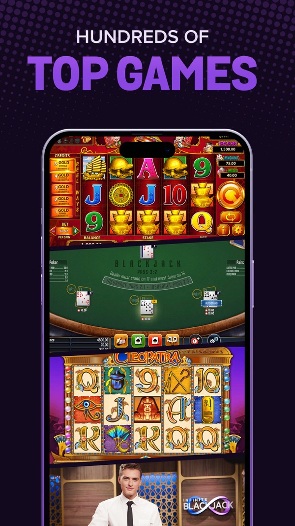 Jackpocket Casino NJ app on iPhone, App Store screenshot 2 of 6