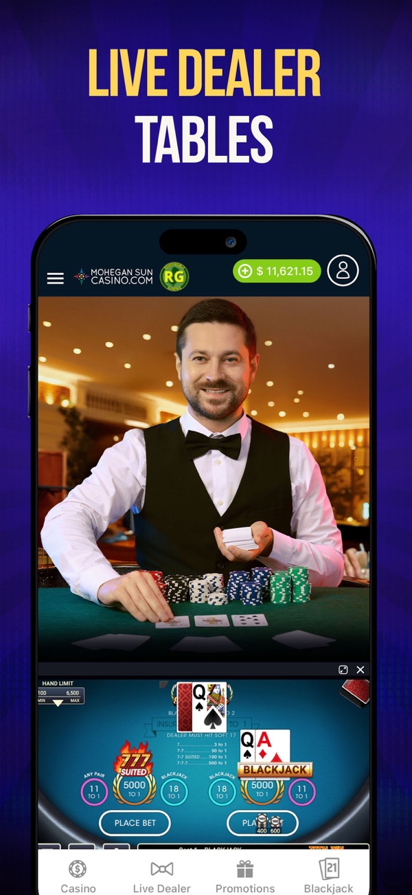 Mohegan Sun Casino NJ app on iPhone, App Store screenshot 4 of 6