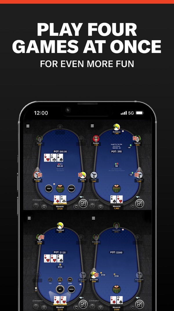 PartyPoker NJ app on iPhone, App Store screenshot 6 of 6