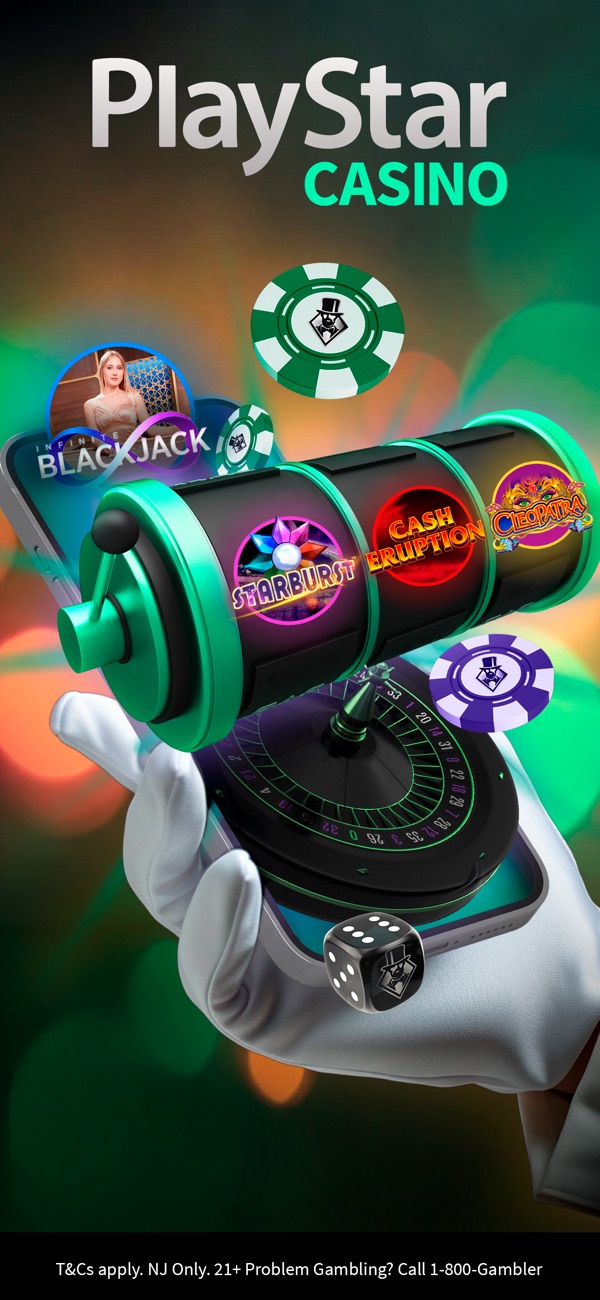 PlayStar Casino NJ app on iPhone, App Store screenshot 1 of 6