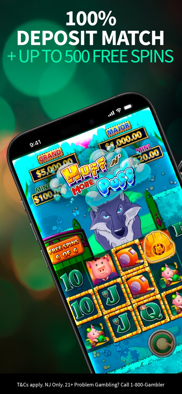 PlayStar Casino NJ app on iPhone, App Store screenshot 2 of 6
