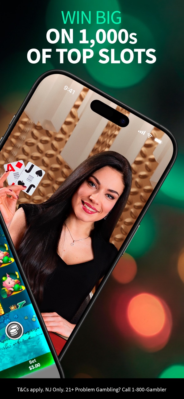 PlayStar Casino NJ app on iPhone, App Store screenshot 3 of 6