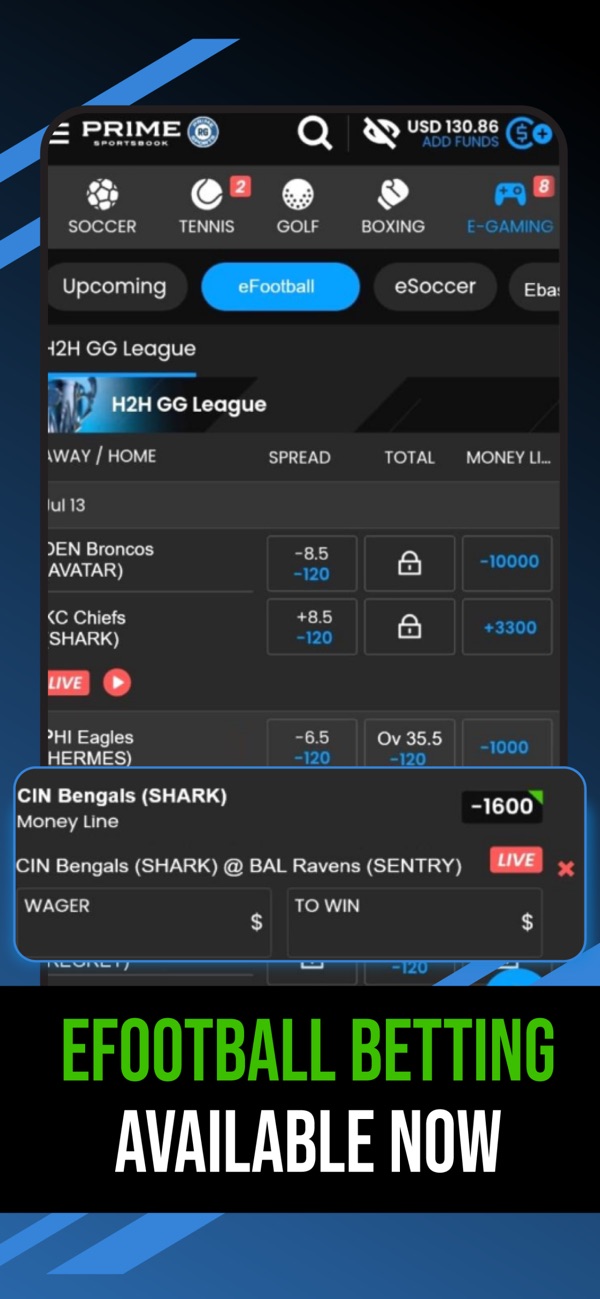 Prime Sportsbook NJ app on iPhone, App Store screenshot 2 of 5
