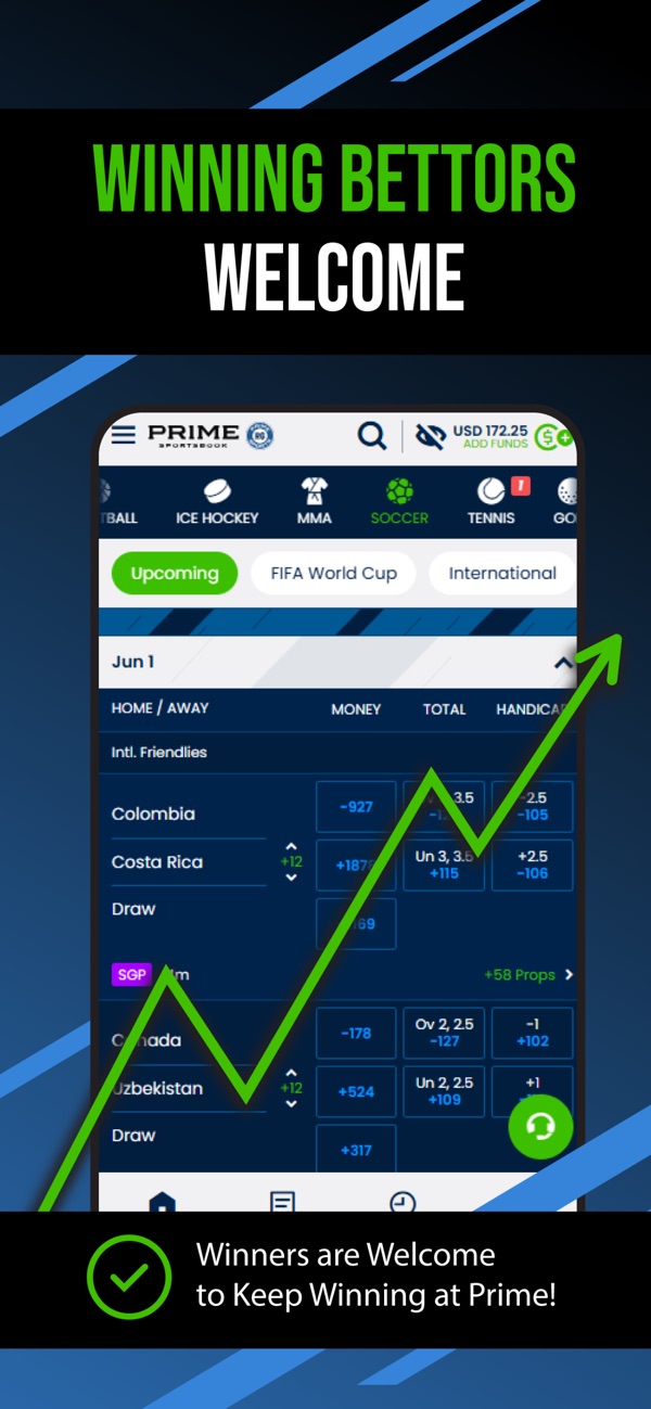 Prime Sportsbook NJ app on iPhone, App Store screenshot 4 of 5