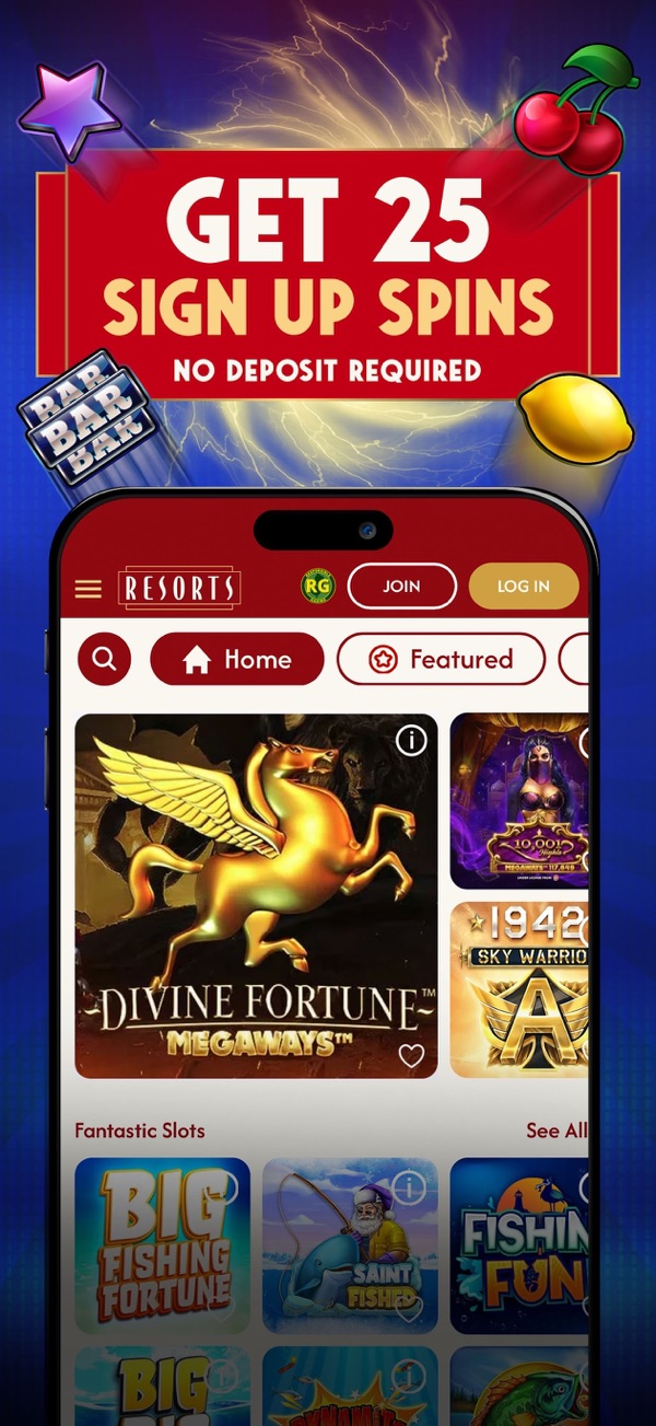 Resorts Casino NJ app on iPhone, App Store screenshot 1 of 6