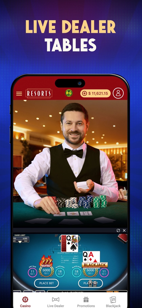 Resorts Casino NJ app on iPhone, App Store screenshot 4 of 6