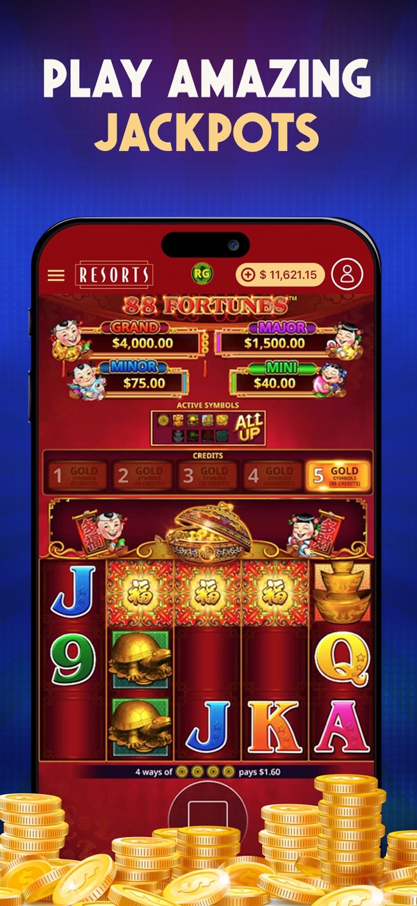 Resorts Casino NJ app on iPhone, App Store screenshot 5 of 6