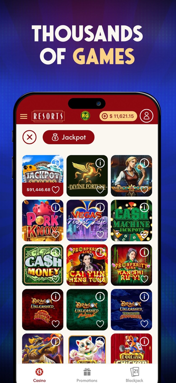 Resorts Casino NJ app on iPhone, App Store screenshot 6 of 6